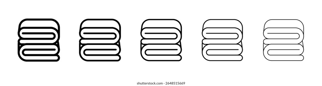 blanket icon filled flat sign concept for web design.