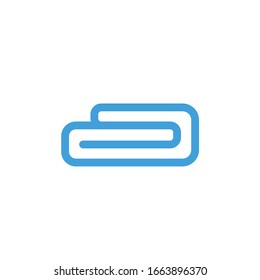 Blanket icon. Line design template. Vector illustration