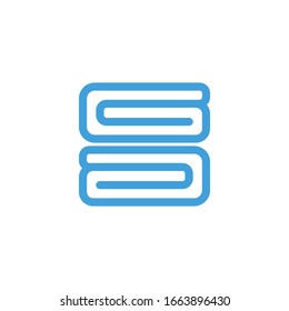 Blanket icon. Line design template. Vector illustration