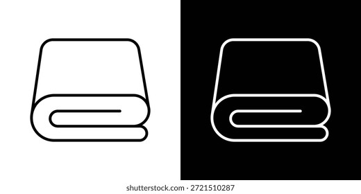Elemento de logotipo de icono de manta. Ilustración vectorial. EPS10