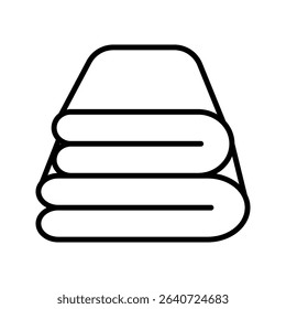 Blanket icon on white background