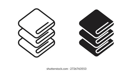 Conjunto de iconos de manta. Paquete de elementos de Web de logotipo mínimo.