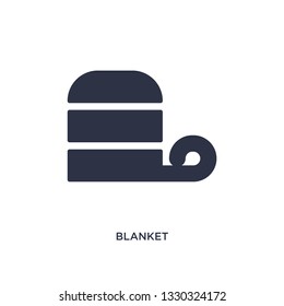 blanket icon. Simple element illustration from autumn concept. blanket editable symbol design on white background. Can be use for web and mobile.