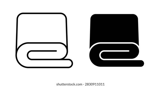 blanket icon simple illustrations collection