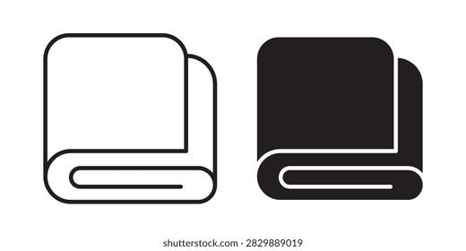 blanket icon symbol and pictogram..