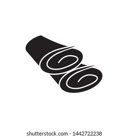 blanket icon template vector illustration - vector