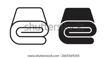 blanket icon. Vector Illustration. Isolated vector Illustration. EPS Illustration.