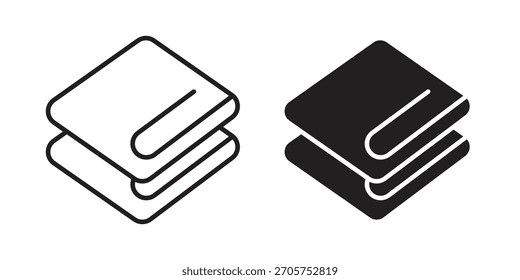 Elemento de diseño aislado de Vector de icono de manta. EPS10