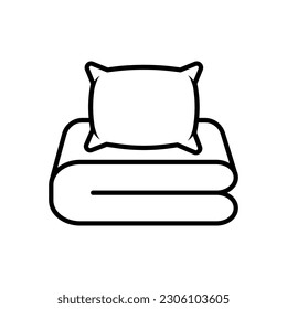 Blanket icon vector on trendy design