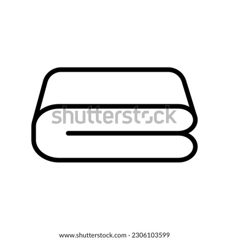 Blanket icon vector on trendy design