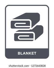 blanket icon vector on white background, blanket trendy filled icons from Autumn collection, blanket simple element illustration