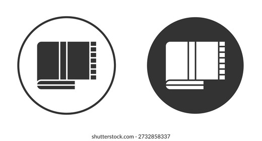 Silueta de Vector de manta Icon en negro. Vector plano simple Icon.