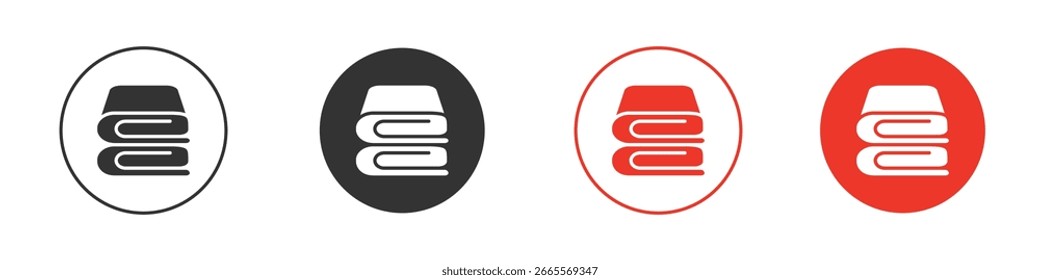 ícones em aberto. Estilo de design plano. Símbolos de vetor de design gráfico. 