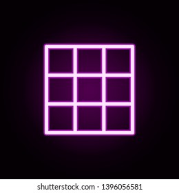 a blanket neon icon. Elements of autumn set. Simple icon for websites, web design, mobile app, info graphics