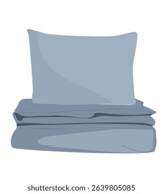 blanket and pillow. Pillows, sheets, blankets.