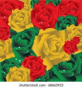 blanket of roses for the beloved
