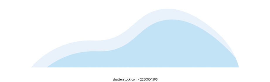 Blanket of snow flat icon Snowy winter weather