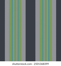 Blanket stripe lines seamless, 70s vector texture background. Dye textile pattern fabric vertical in dark and white colors palette.