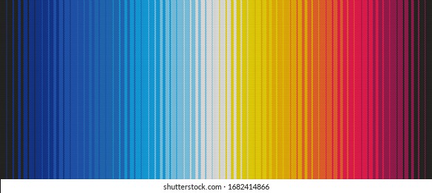 Blanket stripes seamless vector pattern. Background for Cinco de Mayo party decor or ethnic mexican fabric pattern with colorful stripes. Serape design