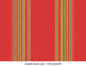 Blanket Streifen nahtlose Vektormuster. Hintergrund für die Partydekor von Cinco de Mayo oder die ethnisch mexikanischen Stoffmuster mit bunten Streifen. Serape-Design