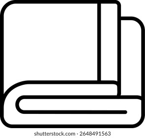 Design de ícone de linha de vetor em aberto