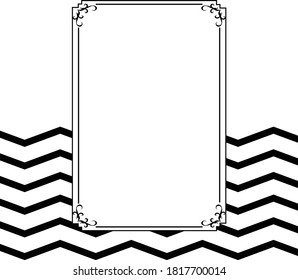 blanko invitation on a simple background