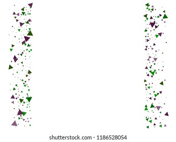 Blast, Broken Glass Memphis Vector Frame. Triangle Fragmentation Particles Explosion Border Design. Broken Moving Vortex Particles Exploding Glass Frame. Shattered Fragments Cool Explosive Background