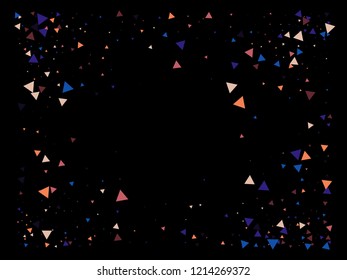 Blast, Burst, Moved Particles, Vector Explosion Background. Broken Glass, Triangle Memphis Grunge Fragmentation. Stars, Sparkles, Magic Cosmic Frame, Vortex, Shattered Fragments. Textured Memphis.