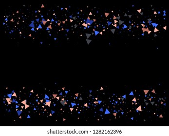 Blast, Burst, Moved Particles, Vector Explosion Background. Broken Glass Moving Memphis Grunge Fragmentation. Stars, Glitter, Magic Cosmic Frame, Vortex, Shattered Fragments. Funky Cool Memphis.