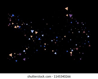 Blast, Burst, Moving Particles, Vector Explosion Background. Broken Glass Explosive Memphis Grunge Fragmentation. Stars, Glitter, Magic Cosmic Frame, Vortex, Shattered Fragments. Grunge Cool Memphis.