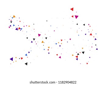 Blast, Burst, Moving Particles, Vector Explosion Background. Broken Glass Moving Memphis Grunge Fragmentation. Stars, Sparkles, Magic Cosmic Frame, Vortex, Shattered Fragments. Funky Cool Memphis.