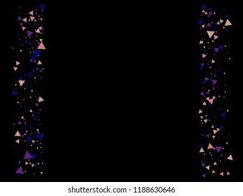 Blast, Burst, Moving Particles, Vector Explosion Background. Broken Glass, Triangle Memphis Grunge Fragmentation. Stars, Glitter, Trendy Cosmic Frame, Vortex, Shattered Fragments. Funky Cool Memphis.