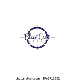 Diseño del logotipo Blast Cast Media