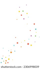 Blast-Feier Vektorweißer Hintergrund-Weltraum-Illustration. Farbiges Feiertagsgemälde. Regen Sie Vektorweißes Hintergrundbanner. Happy Party Confetti Design.