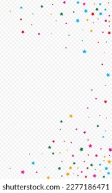 Blast Elegant Vector Transparent Background Sky Illustration. Color Xmas Starry Border. Space Vector Transparent Background Pattern. Celebrate Shimmer Universe Wallpaper.