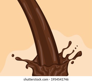 blast liquid chocolate delicious icon