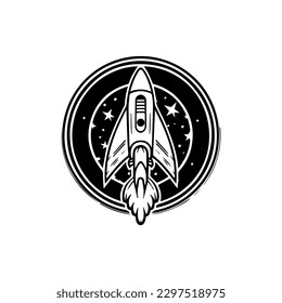 Mit unserem dynamischen Logo-Design für Raketen können Sie erfolgreich sein. Diese energetische Illustration eignet sich perfekt für Marken, die auf neue Höhen steigen wollen.