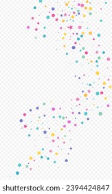 Blast Rain Festival Vector Transparent Background. Transparent Round Invitation. Carnaval Polka Backdrop. Celebrate Circle Invitation Postcard.
