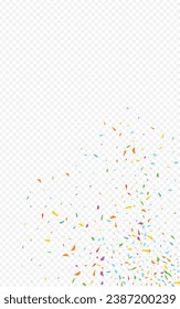 Blast Round Festival Vector Transparent Background. Decoration Confetti Texture. Fun Rain Illustration. Happy Dot Top Wallpaper.