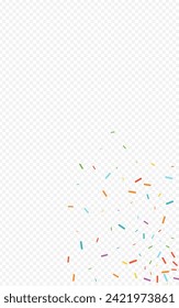 Blast Splash Abstract Vector Transparent Background. Flying Polka Design. Decoration Round Wallpaper. Party Shine Carnival Card.