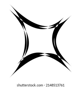 Blast Star Abstract Explose Flat Icon Isolated On White Background