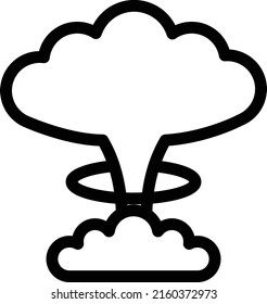 blast Vektorgrafik auf transparentem Hintergrund. Hochwertige Symbole. Dünne Vektorsymbole für Konzept und Grafikdesign. 
