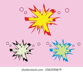 blast vector line art design