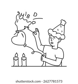 Ilustrações de contorno de vetor de explosão. Arquivo EPS 10