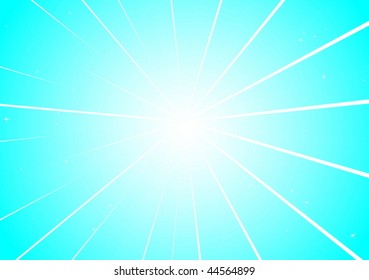 Blast in warp space