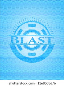 Blast water badge.