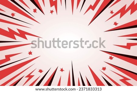 Blast zap lightning bolt explosion excitement abstract background design.