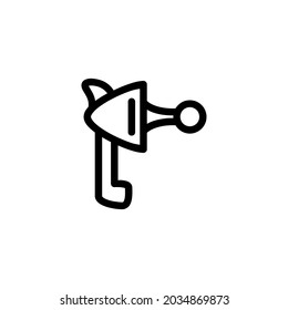Blaster Gun Weapon Vector Icon Logo Symbol for Graphic Design and Web