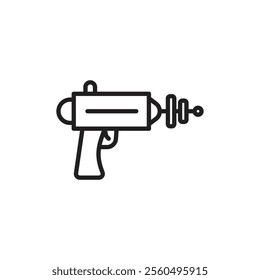 Blaster icon Black and white logo