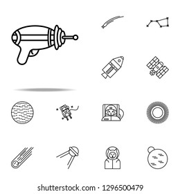 blaster icon. Cartooning space icons universal set for web and mobile